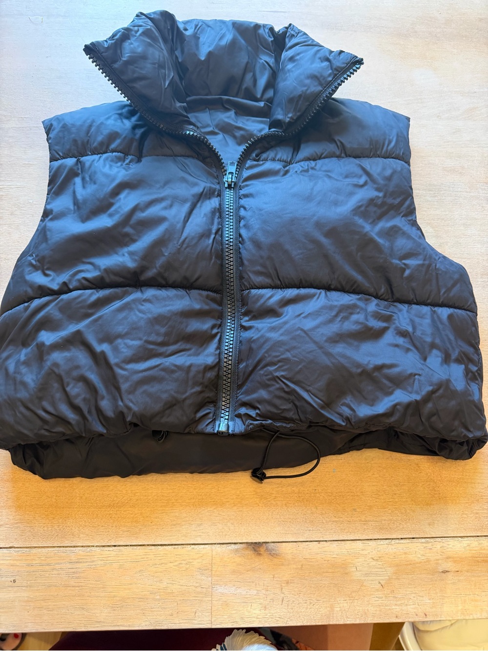 Kids Black Puffer Vest - Lightweight Warmth